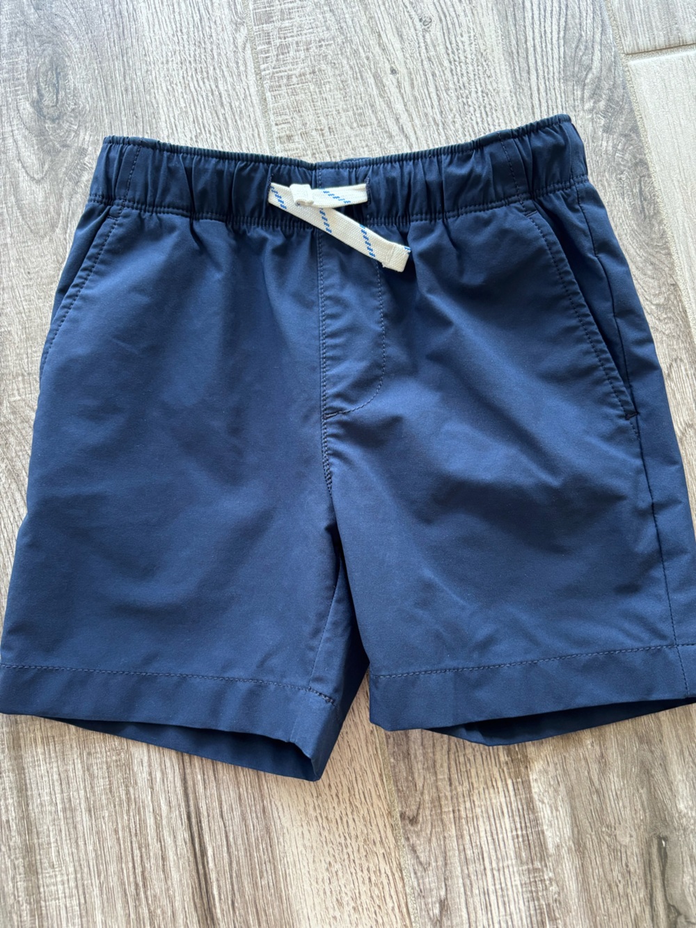 Crewcuts Navy Elastic-Waist Drawstring Shorts size 5 boys